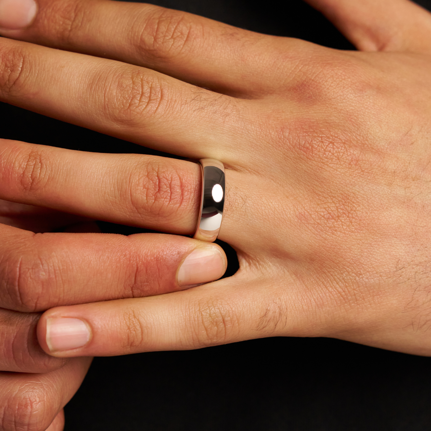 Rounded Ring (Silver) 7mm | Tungsten