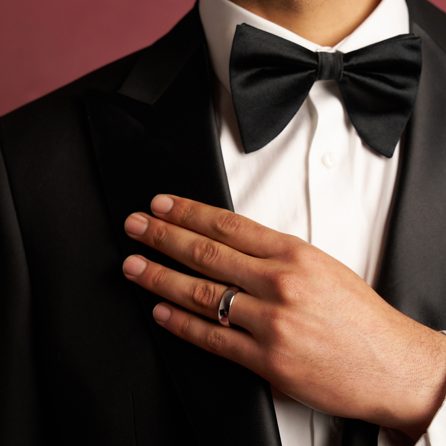 Rounded Ring (Silver) 7mm | Tungsten