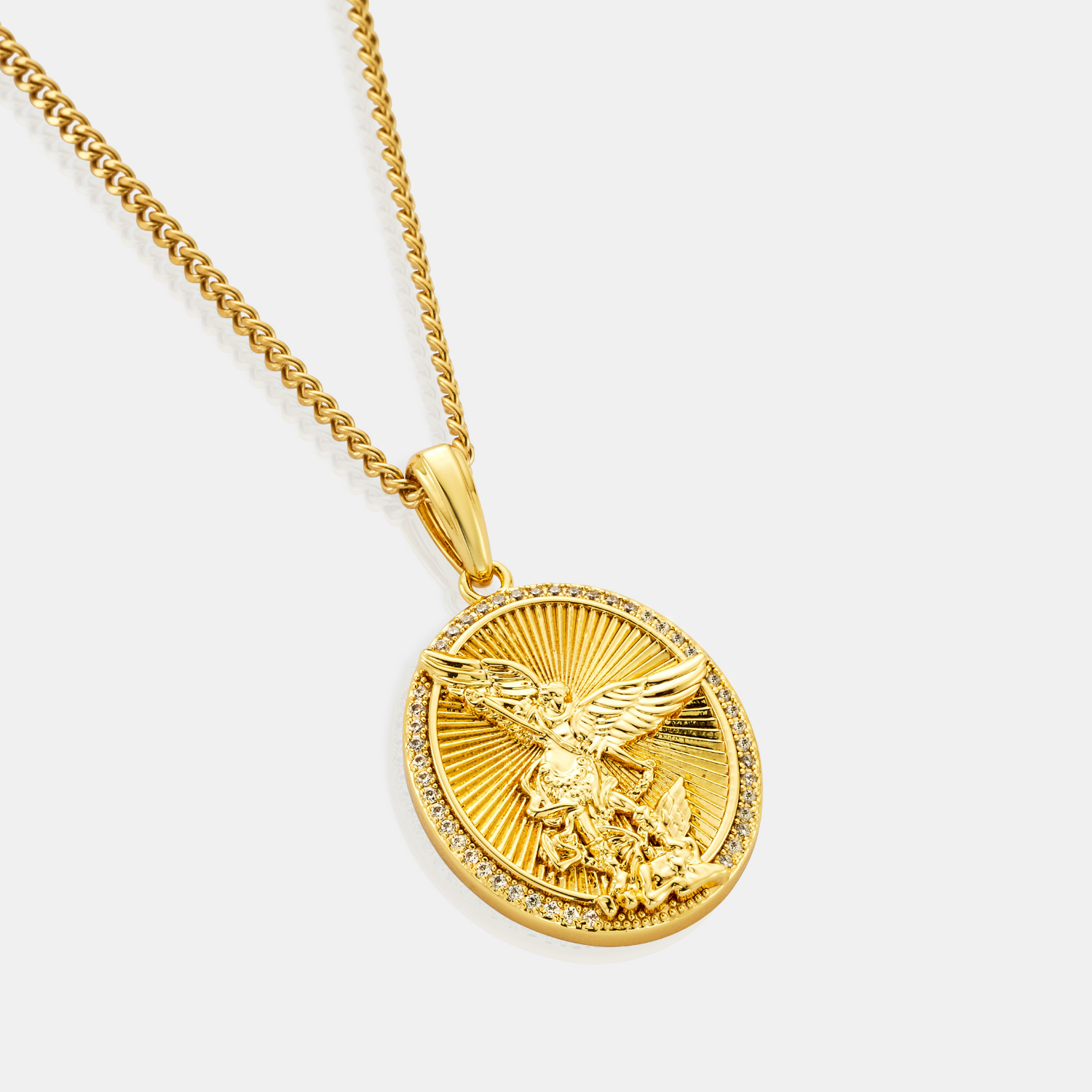 Iced St Michael (Gold)