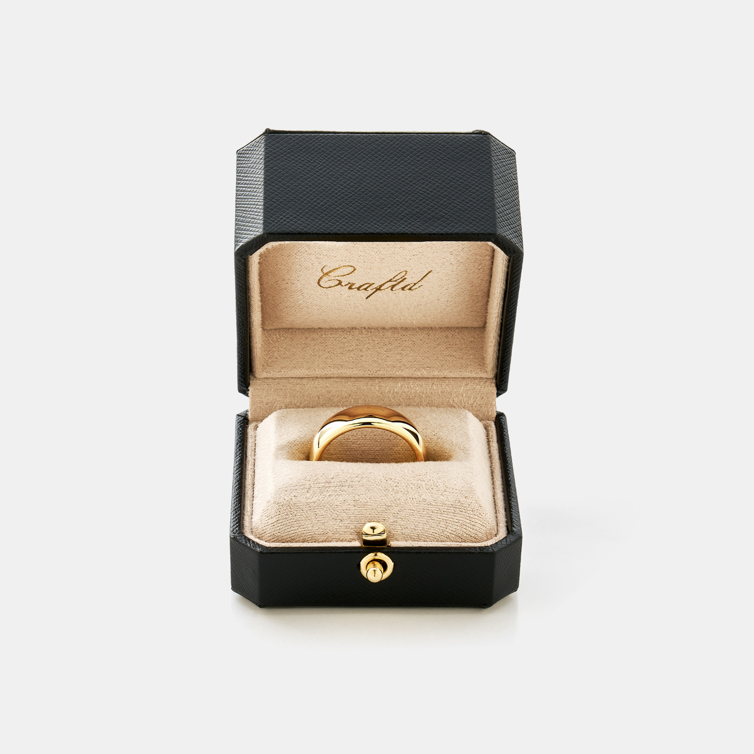 Rounded Ring (Gold) 7mm | 18ct Gold Vermeil