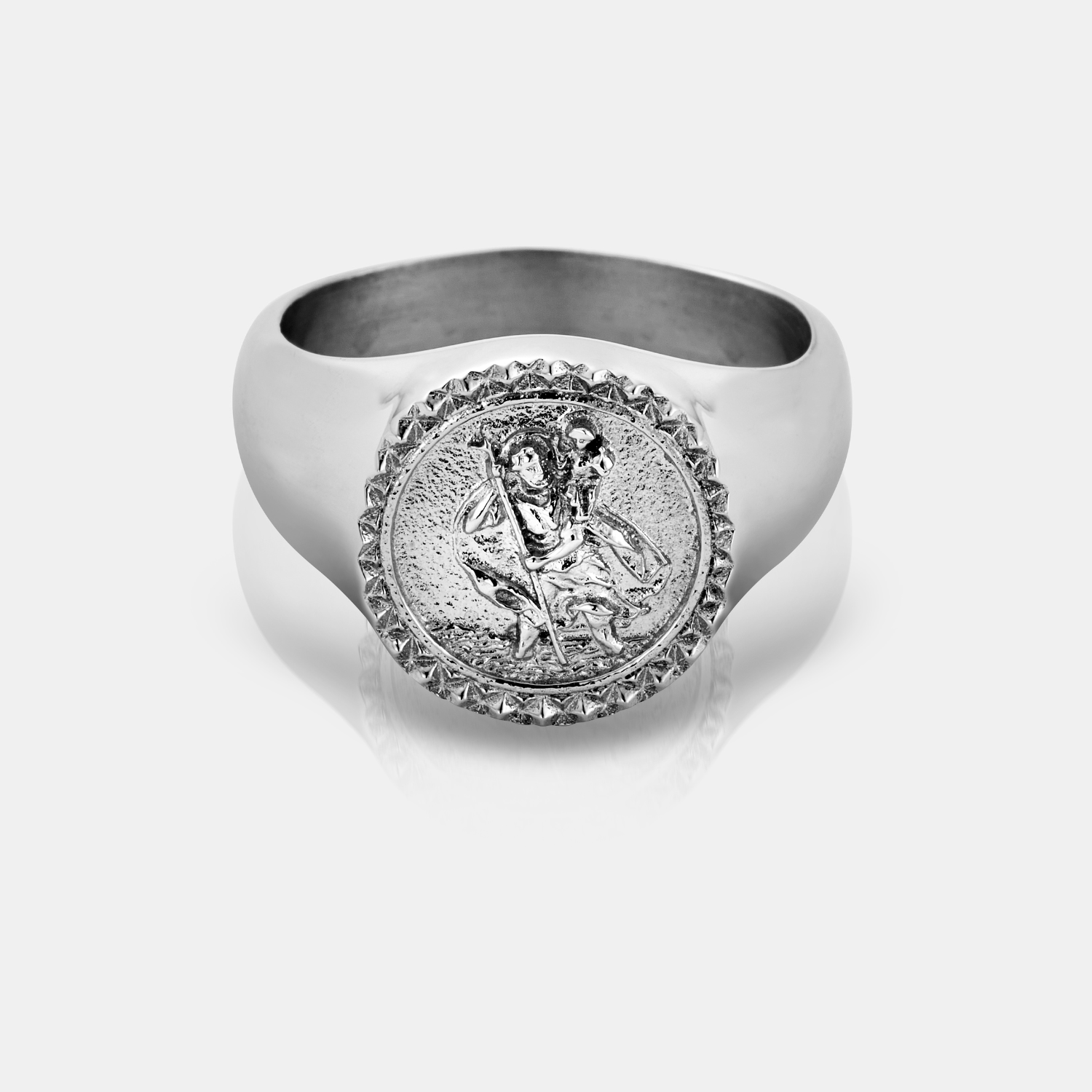 St. Christopher Signet Ring (Silver)