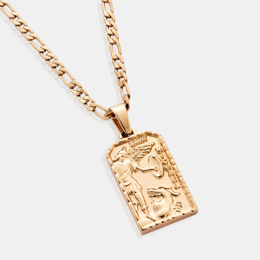 St Michael Pendant (Rose Gold)